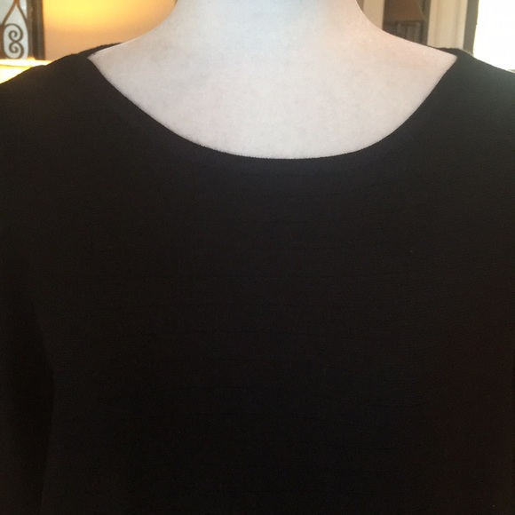 Time & Tru Black LS Sweater - Picture 7 of 13